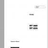 Wacker Neuson Trench Roller RT 560 Operators Manual Service Manual Spare Parts Catalog 0006594 1