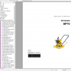 Wacker Neuson Vibratory Plates MP70 Operators Manual Spare Parts Catalog 0630243 1