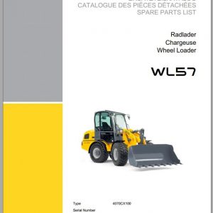 Wacker Neuson Weidemann Wheel Loaders 4070 CX80 CX100 Repair Manual Parts Manual EN FR DE 1
