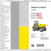 Wacker Neuson Wheel Dumper DW60 Operator Service Manual Spare Parts Catalog 2