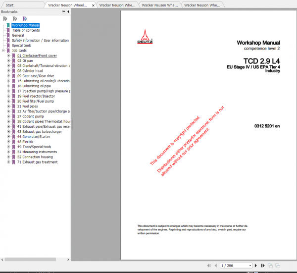 Wacker Neuson Wheel Dumper Overview and Supplement Manual 1