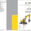 Wacker Neuson Wheel Excavators EW100 Operator Service Manual Spare Parts Catalog 3