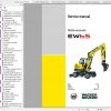Wacker Neuson Wheel Excavators EW65 Operator Service Manual Spare Parts Catalog 1