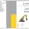 Wacker Neuson Wheel Excavators EW65 Operator Service Manual Spare Parts Catalog 2