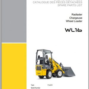 Wacker Neuson Wheel Loaders WL16 Joystick Parts Operating Manual Parts Manual 1000290063 EN FR DE 1