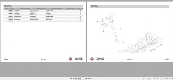 Wacker Neuson Wheel Loaders WL38 RL40 Operators Service Part Manual 1000301872 EN DE FR 3