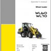 Wacker Neuson Wheel Loaders WL60 Operators Service Parts Manual 1000348349 EN FR DE 2