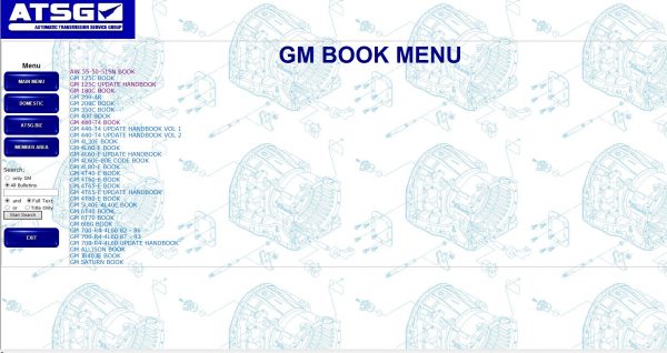 ATSG Automatic Transmission Service Group Maintenance Disassembly Technical Information 2017 DVD 3