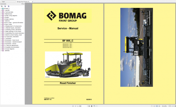 BOMAG 24.9GB Full Service Manual Service Training Operation Maintenance Manual DVD 3