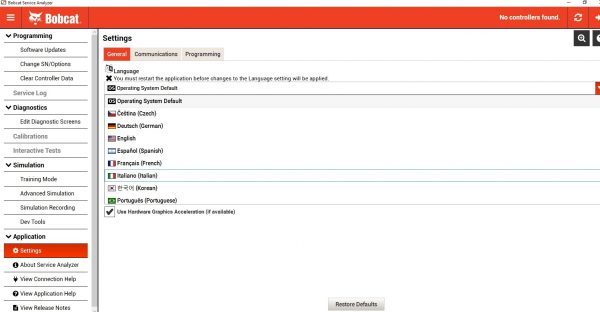 Bobcat Service Analyzer 90.07 05.2022 Diagnostic Software DVD 5