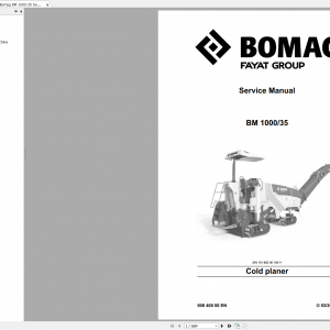 Bomag Machinery 8.3GB PDF Service Manual DVD 2