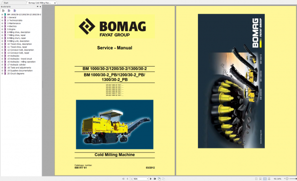 Bomag Machinery 8.3GB PDF Service Manual DVD 4