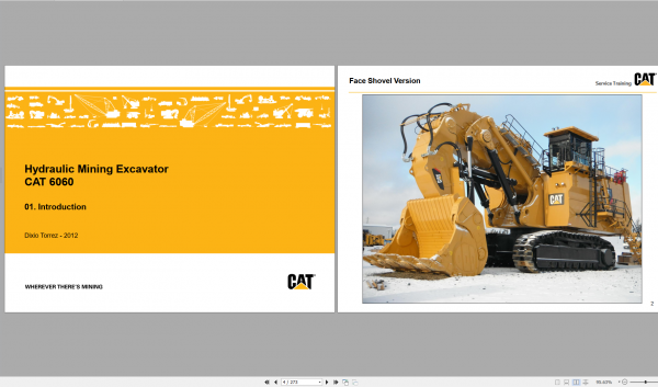 CAT Heavy Equipment Service Training Collection CD 1