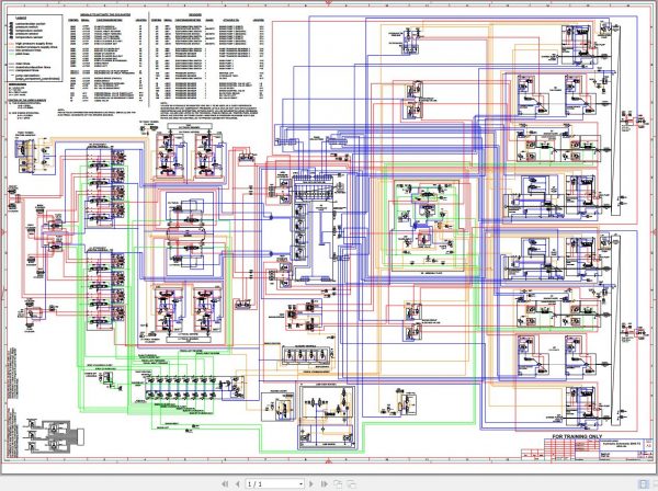 CAT Mining Shovel 6040 Hydraulic Schematic FS MDG SIL 1