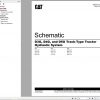 CAT Track Type Tractor D3G D4G D5G Hydraulic System Schematic 1