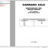 Carraro Axle 26.48 Maintenance Repair Manual 908496 1
