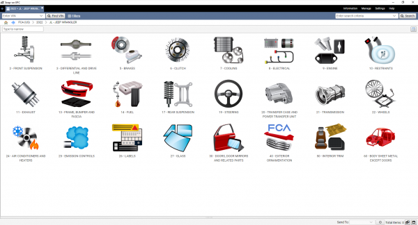 Chrysler Fiat FCA EPC5 International 02.2022 Spare Parts Catalogue 5