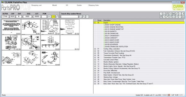 Clark ForkLift Parts Pro Plus EPC v526 05.2022 Spare Parts Catalog DVD 2