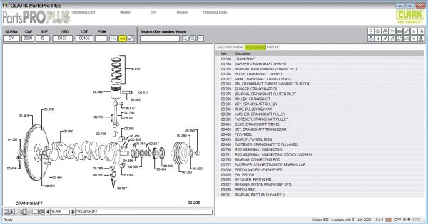 Clark ForkLift Parts Pro Plus EPC v526 05.2022 Spare Parts Catalog DVD 6