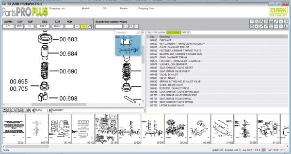 Clark ForkLift Parts Pro Plus EPC v526 05.2022 Spare Parts Catalog DVD 7