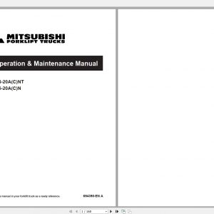 DVD3 Mitsubishi Forklift 5.97GB MCFA New Updated 05.2022 Manuals PDF DVD 2