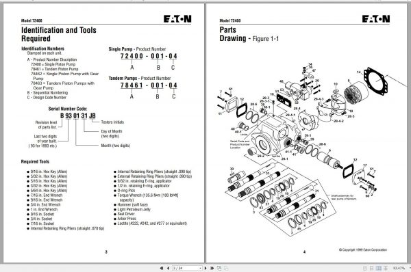 Eaton Medium Duty Piston Pump Service Manual 917119 2