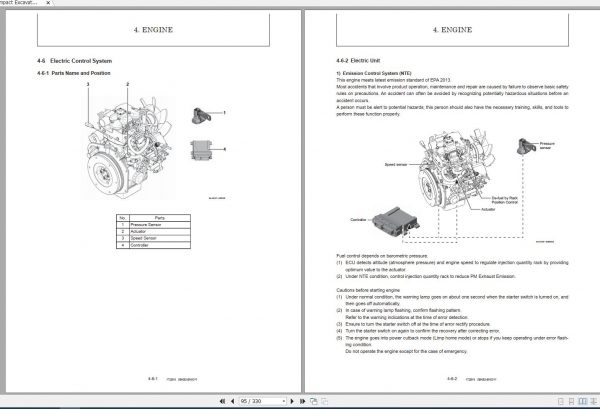 Gehl Compact Excavator M08 80M Service Manual 50940518 09 2