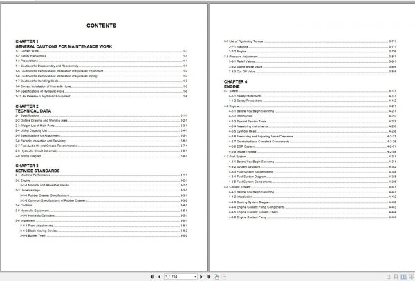Gehl Compact Excavator Z45 Gen2 450Z NXT2 Service Manual 50940272 10 2