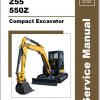 Gehl Compact Excavator Z55 550Z Service Manual 50940331 10 1