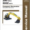 Gehl Compact Excavator Z80 GEN2 800Z NXT2 Service Manual 50940326 05 1