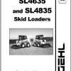 Gehl Skid Loader SL4635 SL4835 Service Manual 907809 1