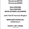 Gehl Skid Steer Loader 5640E 6640E 2066 2076 2086 Service Manual 917292B 05 1