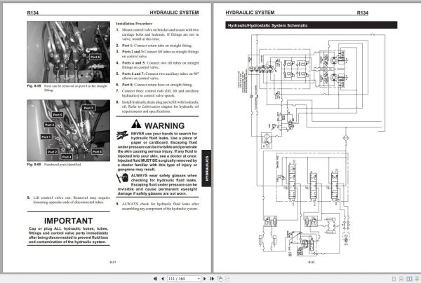 Gehl Skid Steer Loader R134 Service Manual 50112514 2