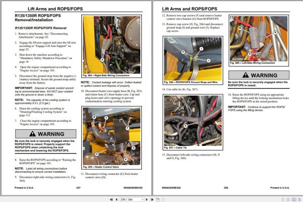 Gehl Skid Steer Loader R135 R150 R165 1350R 1500R 1650R NXT2 Service Manual 50940256 2020 3