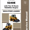 Gehl Skid Steer Loader SL4640E SL5240E Deutz TD20009L4 Service Manual 917295 11 1
