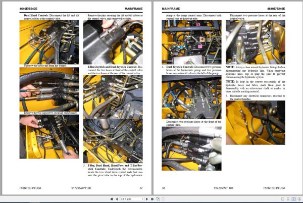Gehl Skid Steer Loader SL4640E SL5240E Deutz TD20009L4 Service Manual 917295 11 2