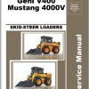 Gehl Skid Steer Loader V400 4000V Service Manual 50950064B 11 1