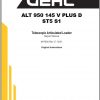 Gehl Telescopic Articulated Loader ALT 950 145 V PLUS D ST5 S1 Repair Manual 647926EN 12 1
