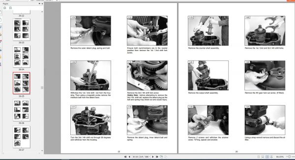 Gehl Telescopic Handler CT6 18 Service Manual 913238 2005 2