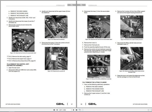 Gehl Telescopic Handler RS4 14 H 57K ST5 S2 RS4 14 H TSS 57K ST5 S2 Service Manual 647742 07 2