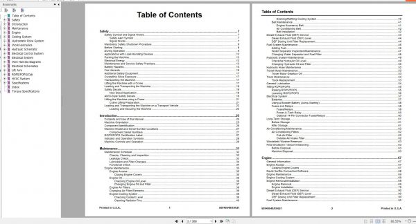 Gehl Track Loader VT320 3200VT Service Manual 50940548 06 2