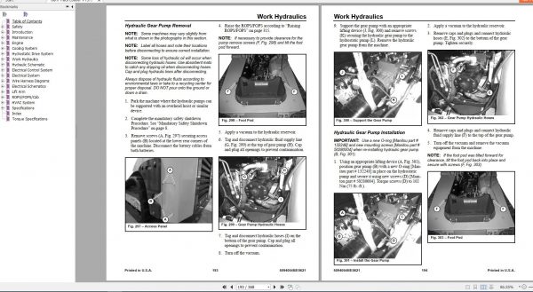 Gehl Track Loader VT320 3200VT Service Manual 50940548 06 3