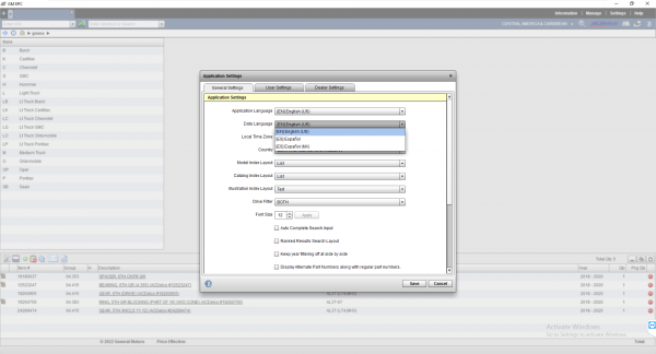 General GMMX Motor GM Mexico EPC 06.2019 Parts Catalog Full DVD 8