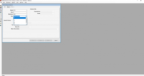 HONDA EPC GENERAL 04.2022 SPARE PARTS CATALOG DVD 1