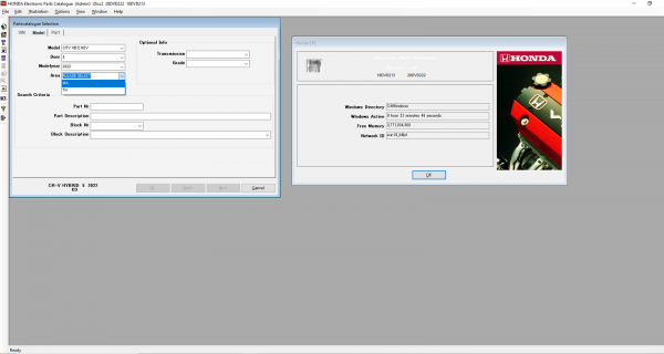 HONDA EPC GENERAL 04.2022 SPARE PARTS CATALOG DVD 7