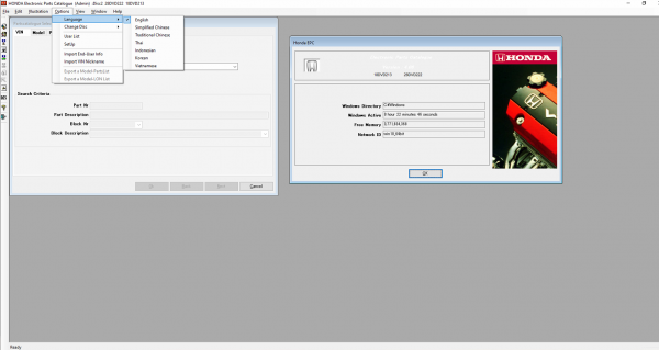 HONDA EPC GENERAL 04.2022 SPARE PARTS CATALOG DVD 8