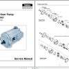 Haldex Barnes W Series Gear Pump Gear Motor Service Manual 96101 1