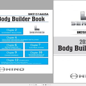 Hino Body Builder Book L Series BM2151A6USA 2022 1