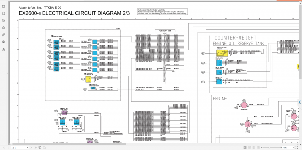 Hitachi Excavator ZX 7 Updated 2021 11.4GB Technical Manual Part Catalog Workshop Manual Circuit Diagram 2