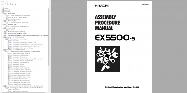 Hitachi Excavator ZX 7 Updated 2021 11.4GB Technical Manual Part Catalog Workshop Manual Circuit Diagram 5
